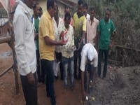 Asalwadi sanitation facilities opening ceremony